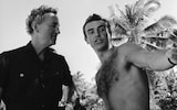 Ian Fleming (left) on location in Jamaica with Sean Connery while filming Dr No (1962)